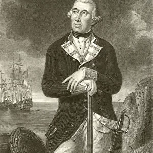 Rear Admiral Richard Kempenfelt (engraving)