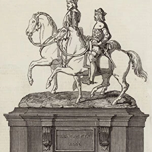 "The Doncaster Cup", King John of France Led Captive by Edward the Black Prince (engraving)