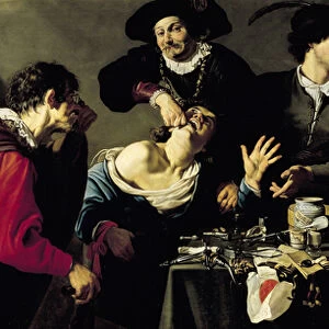 The Tooth Extractor, 1635 (oil on canvas)