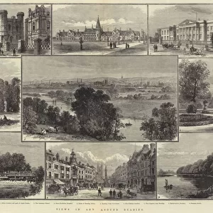 Views in and around Reading (engraving)