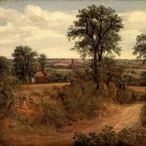 Lane near Dedham Road near Dedham, John Constable, 1776-1837, British