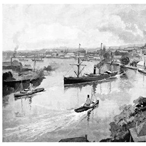 Brisbane From Bowen Terrace, 1886