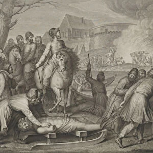 The destruction of pagan gods by Mieszko I of Poland, Late 18th century