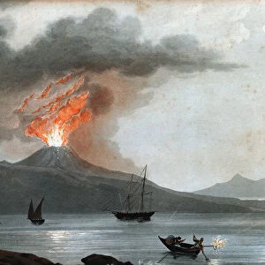 Eruption of Vesuvius, Italy, c1815