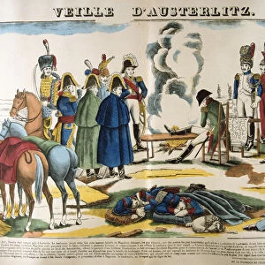 The eve of Austerlitz, 1 December 1805, (19th century)
