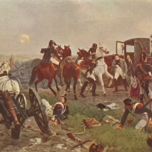 On the Evening of the Battle of Waterloo, 1879 (1906). Artist: Ernest Crofts