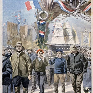 Festival, Paimpol, France, 1898. Artist: F Meaulle