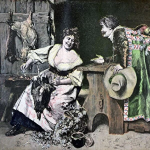 Gallant Remarks, 1893. Artist: Roybet Ferdinand