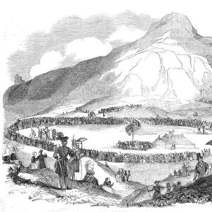 Grand Archery Meeting at Edinburgh, 1844. Creator: Unknown
