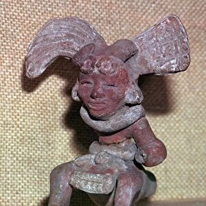 Huaxtec culture terracotta figurine