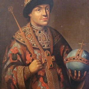 Portrait of Tsar Feodor Alexeyevich, first half of 19th century