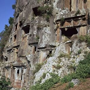 Rock-cut tombs in Telmessos Lykian, 4th century BC