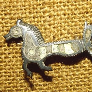 Roman jewellery detail Horse, Alesia, c1st century