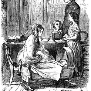 Scene from Framley Parsonage by Anthony Trollope, 1860. Artist: John Everett Millais