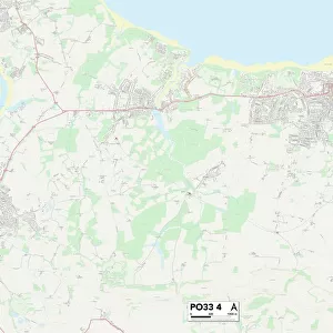 Isle of Wight PO33 4 Map