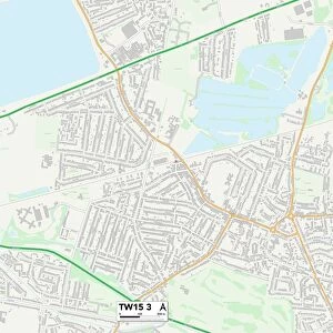 Spelthorne TW15 3 Map