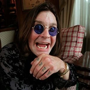 Ozzy Osbourne Singer September 1998 Lead singer with rock band Black Sabbath