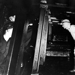 Queen Elizabeth II, dressed in her mining outfit, visits Rothes Colliery in Scotland